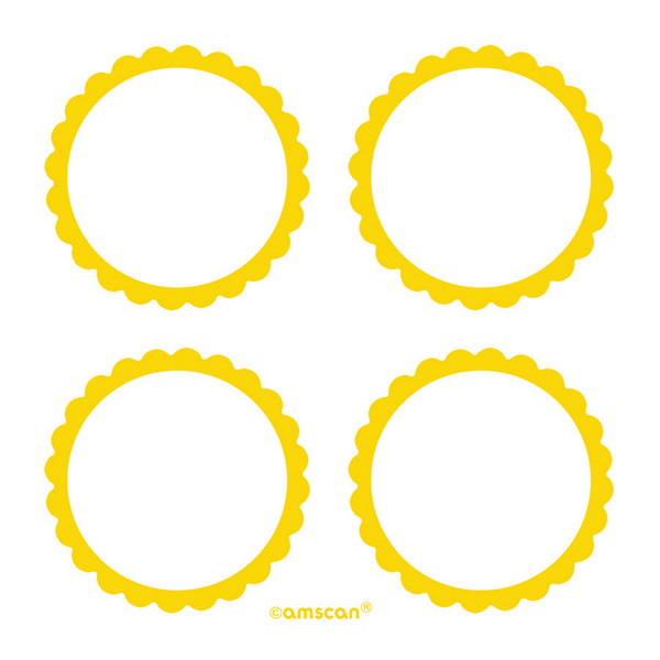 Labels Scalloped - Sunshine Ye