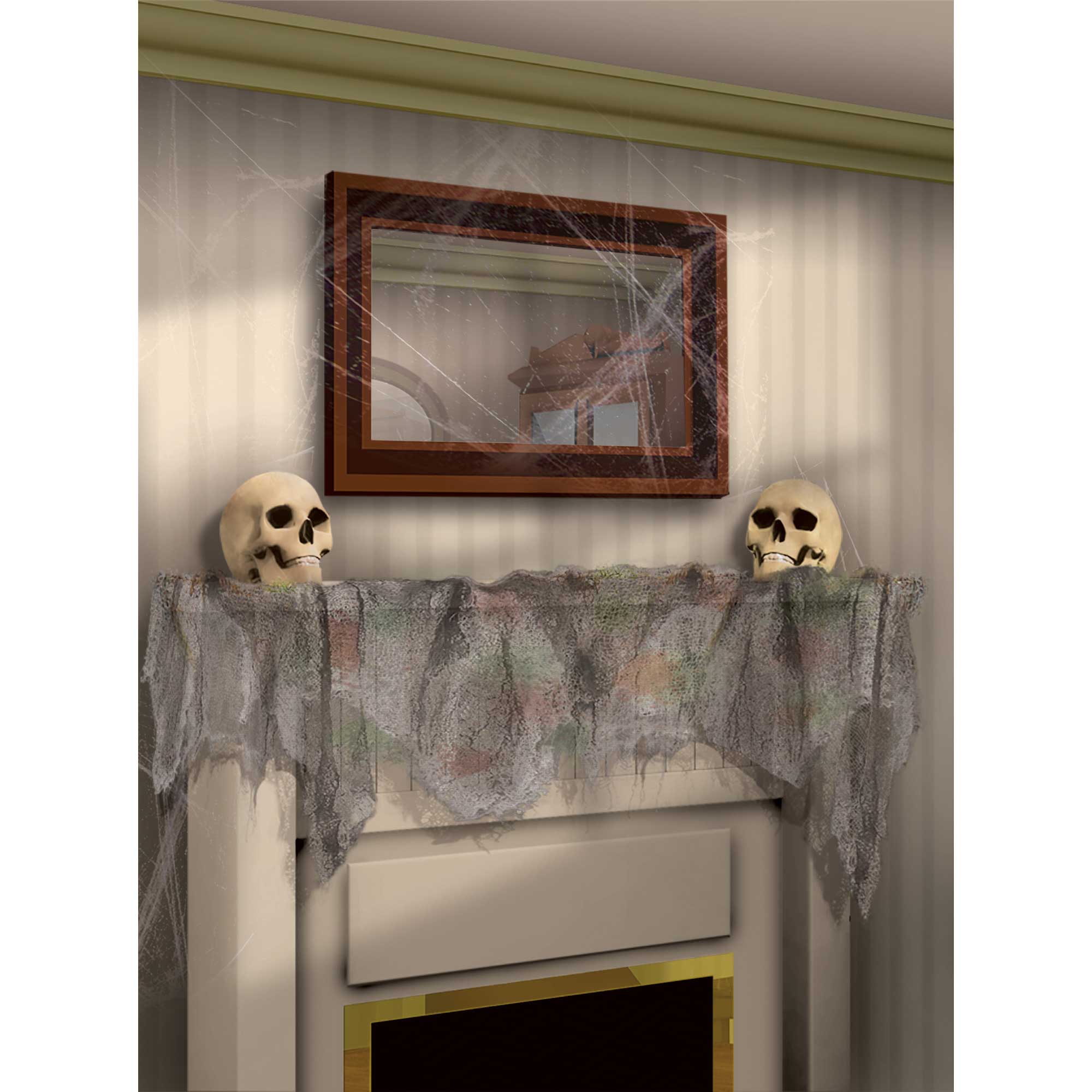 Hlwn Gray Gauze Cloth Deco, Gl