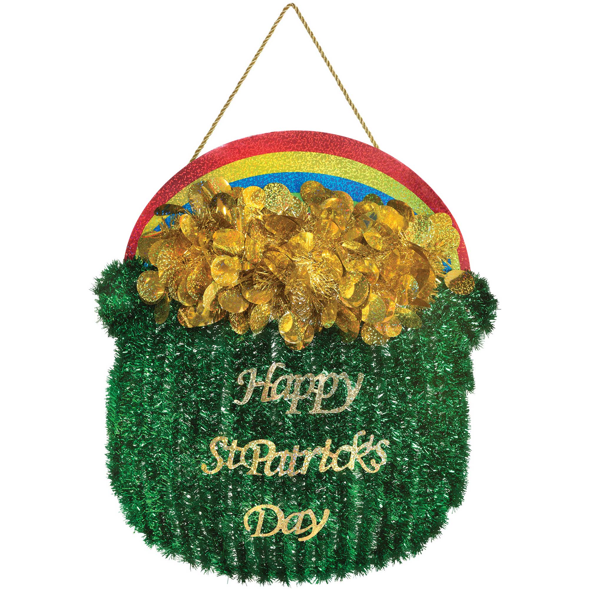 St Pats DLX 3D Tinsel Pot of G