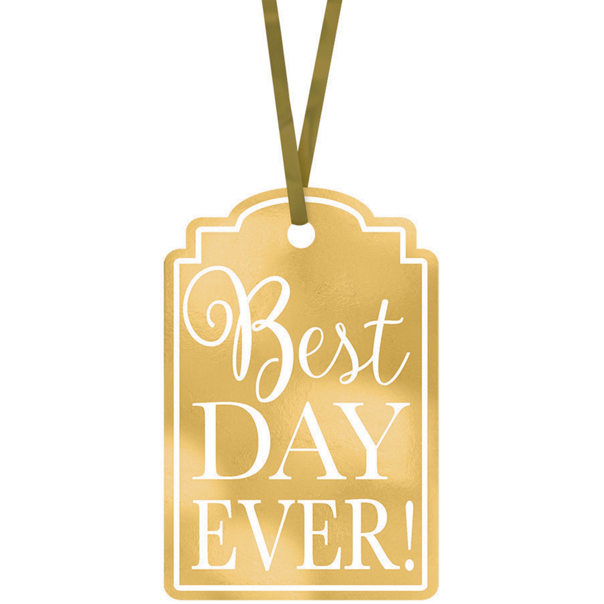 Best Day Ever Tags Gold
