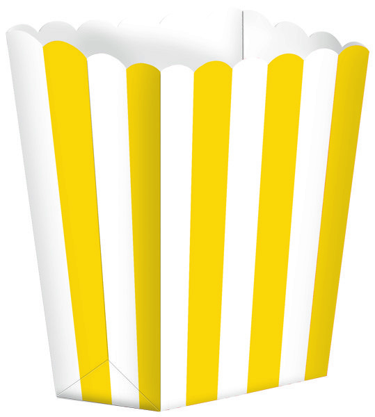 Popcorn Fav Boxes Small Stripe