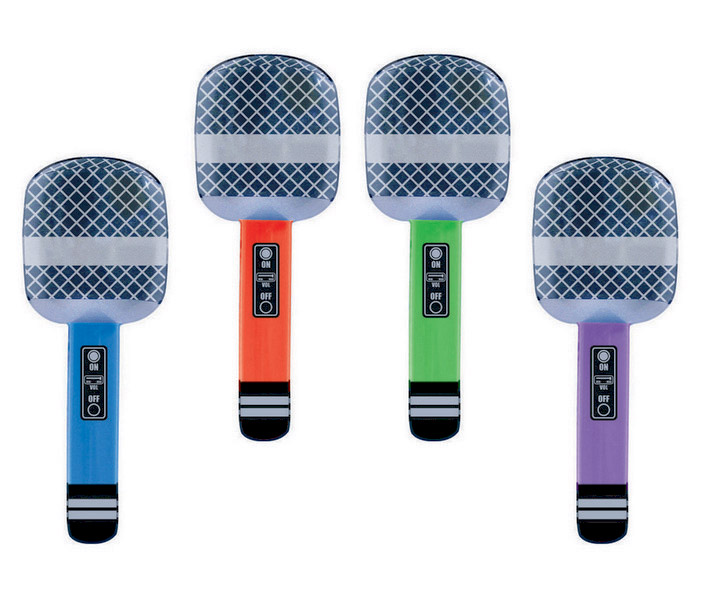 Inflatable Microphones Asst Co
