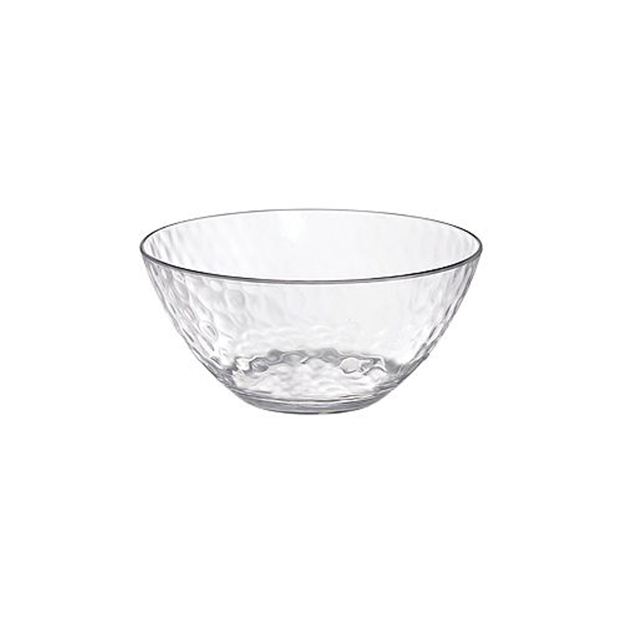 Prem Sml Bowl Clear Hammered