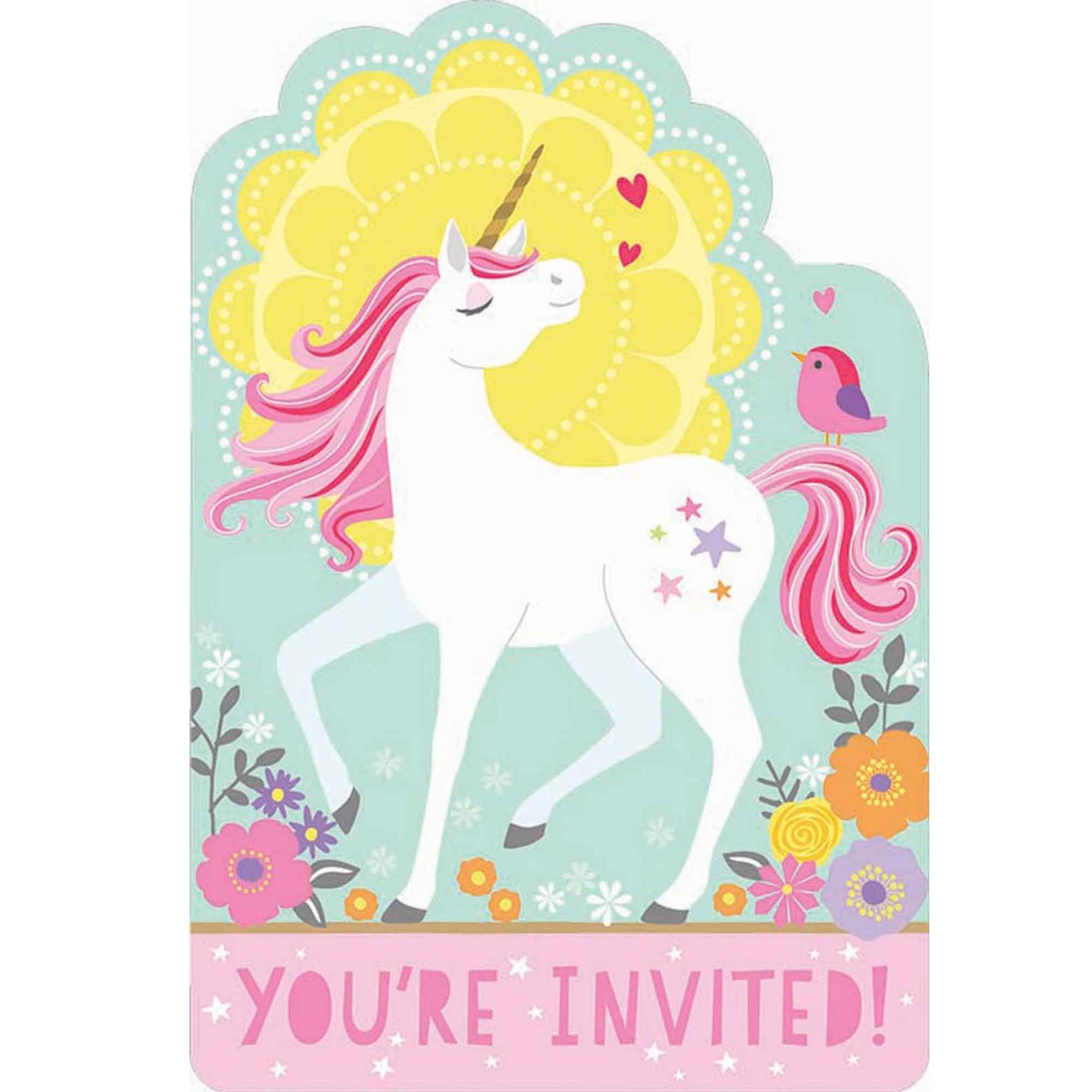 Magical Unicorn PCard Invite*