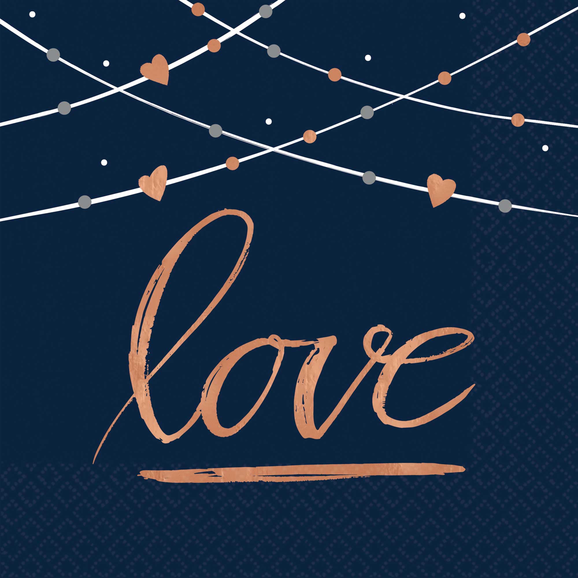 Navy Bride H-S B/Napkin