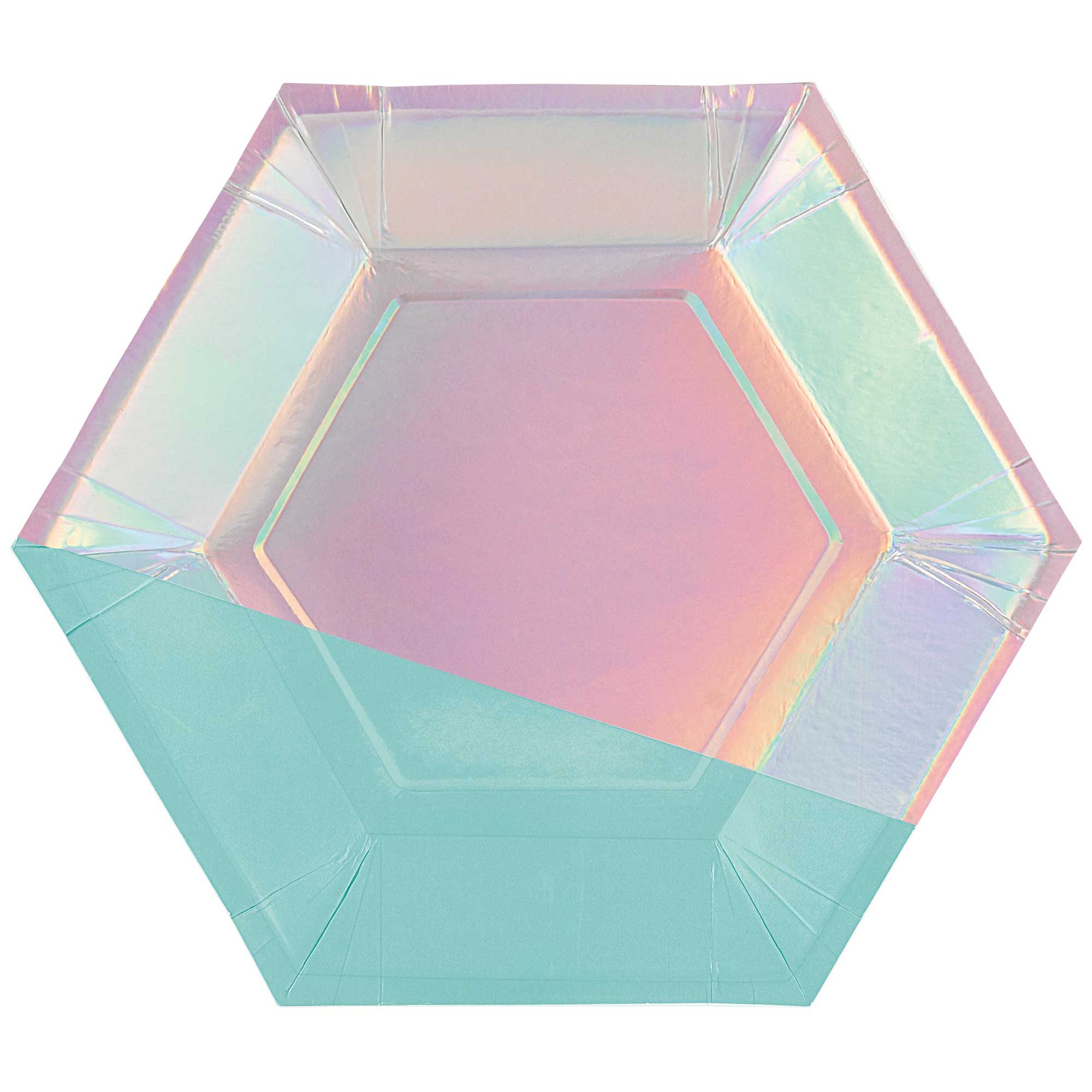 Shimmering Party 9in/23cm Hex