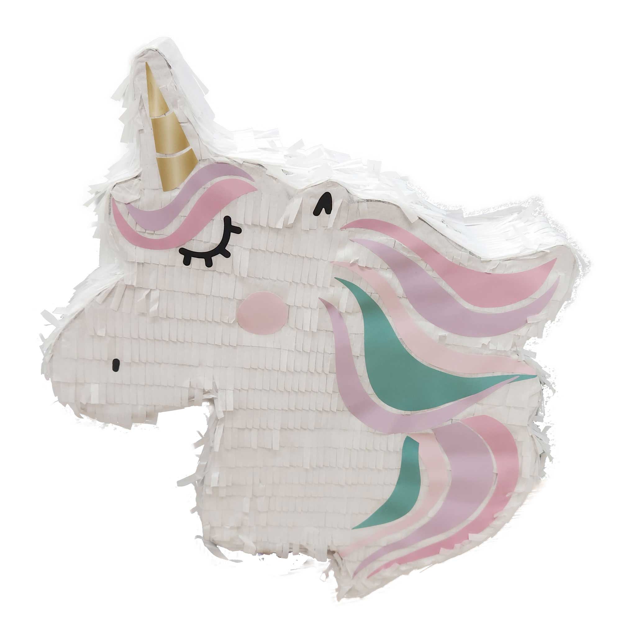Unicorn Head 2D Shp P-S Pinata
