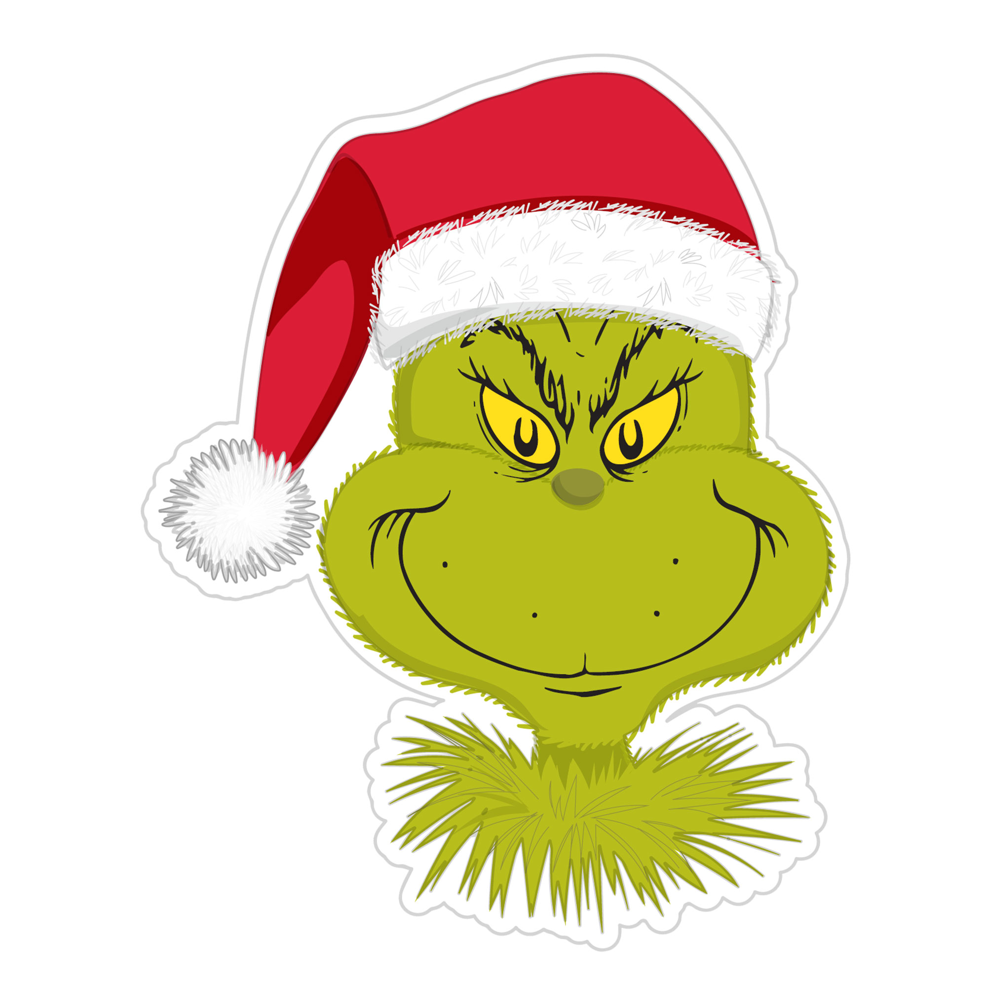Dr Seuss The Grinch 2D Shp Pin