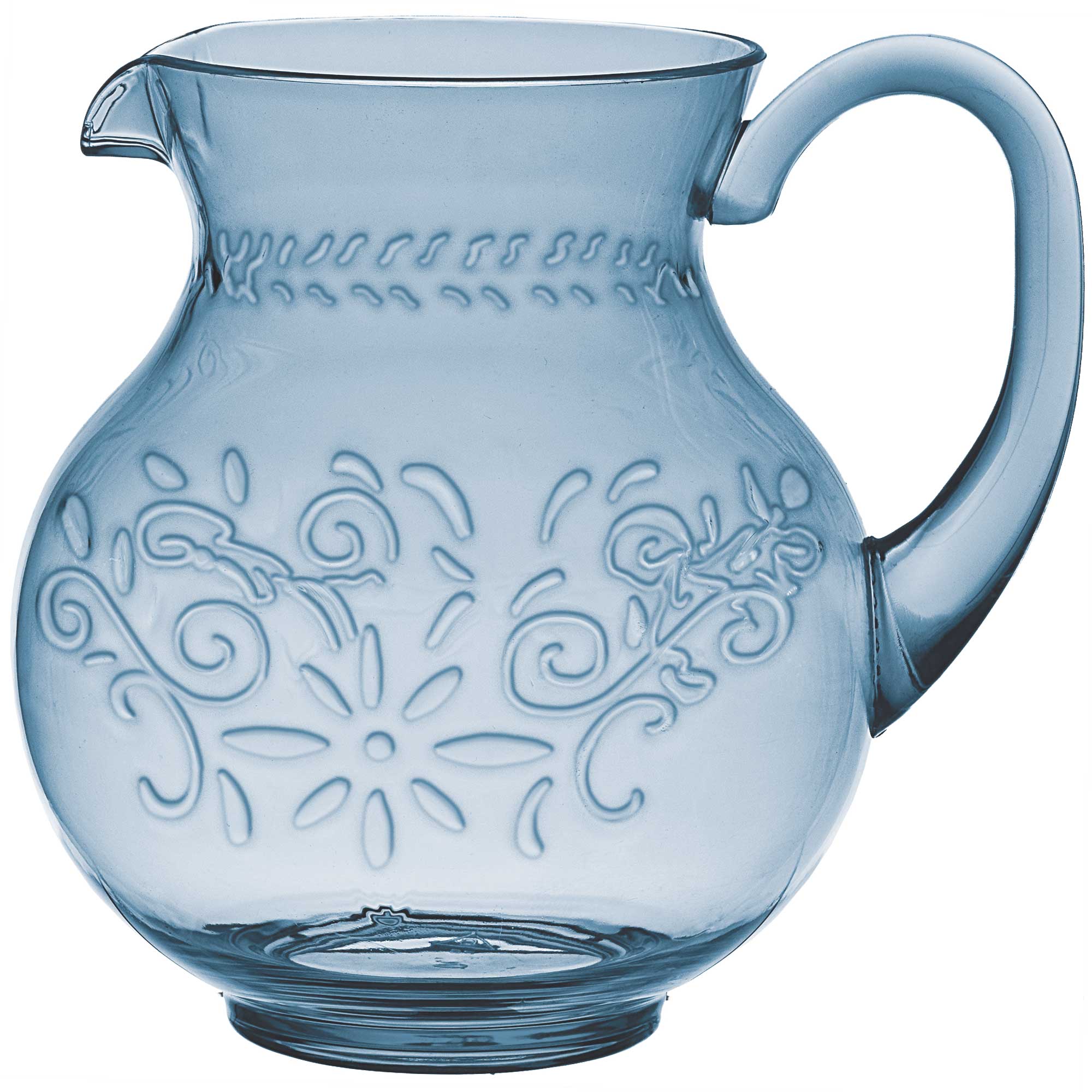 Prem Embossed Pitcher Blue 91