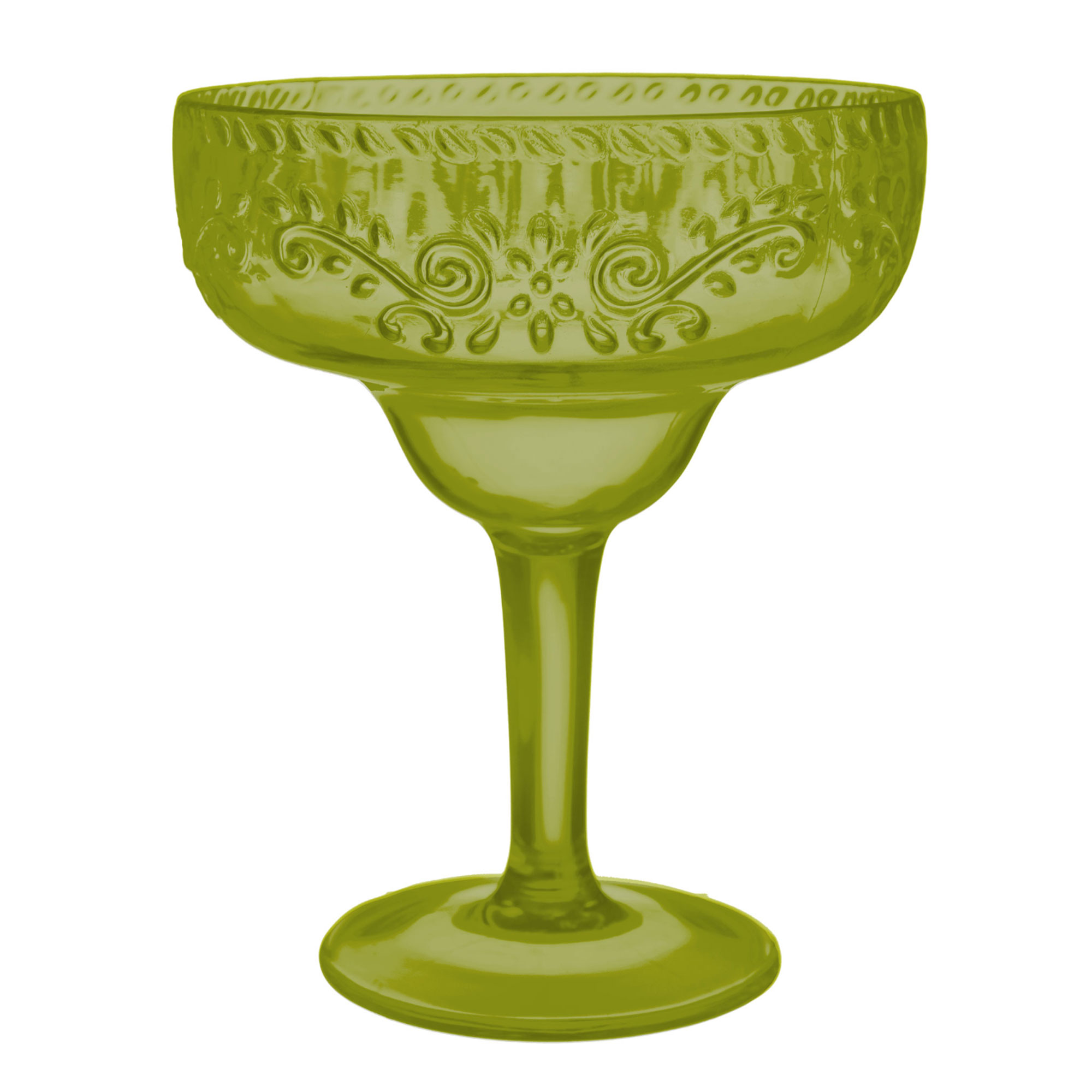 Prem Embossed Margarita Green