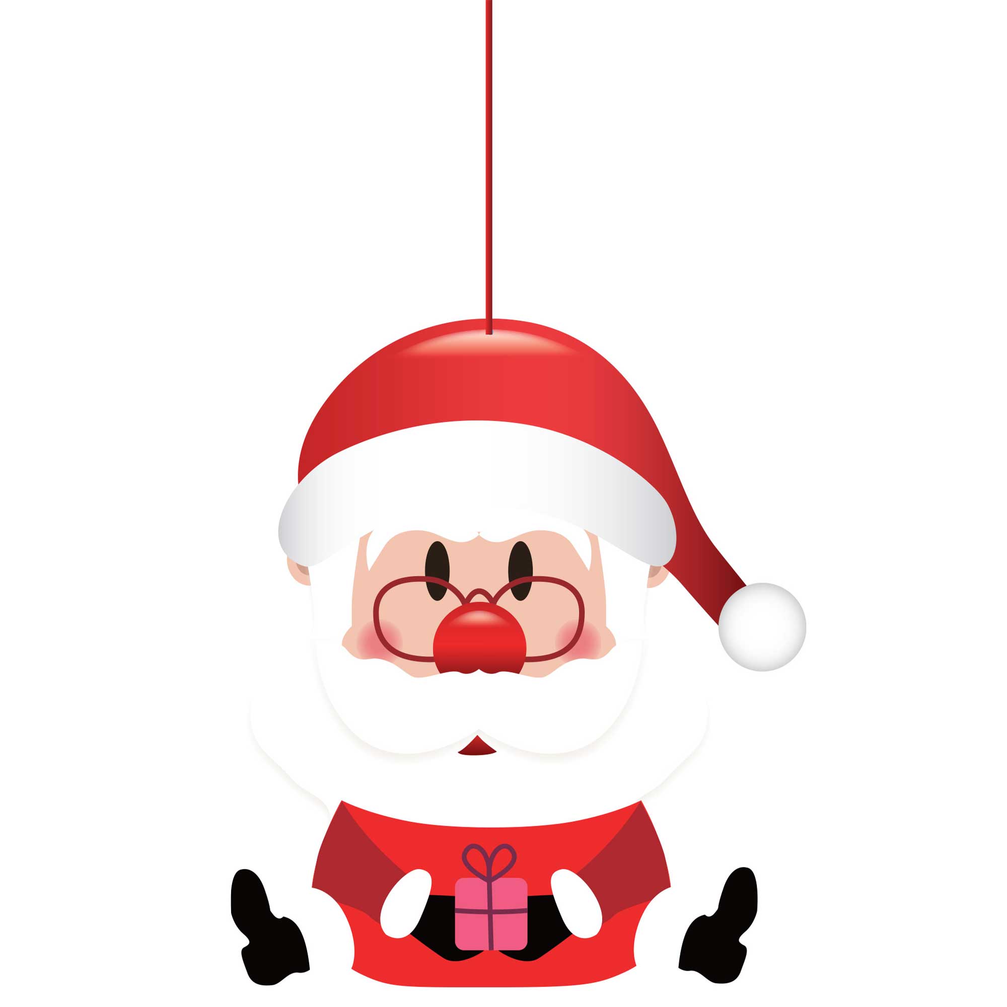 Xmas Santa Door Hanger