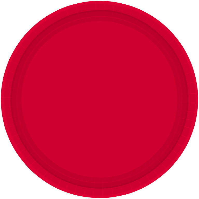 Ppr Plt 9in/23cm Rnd 20CT Appl