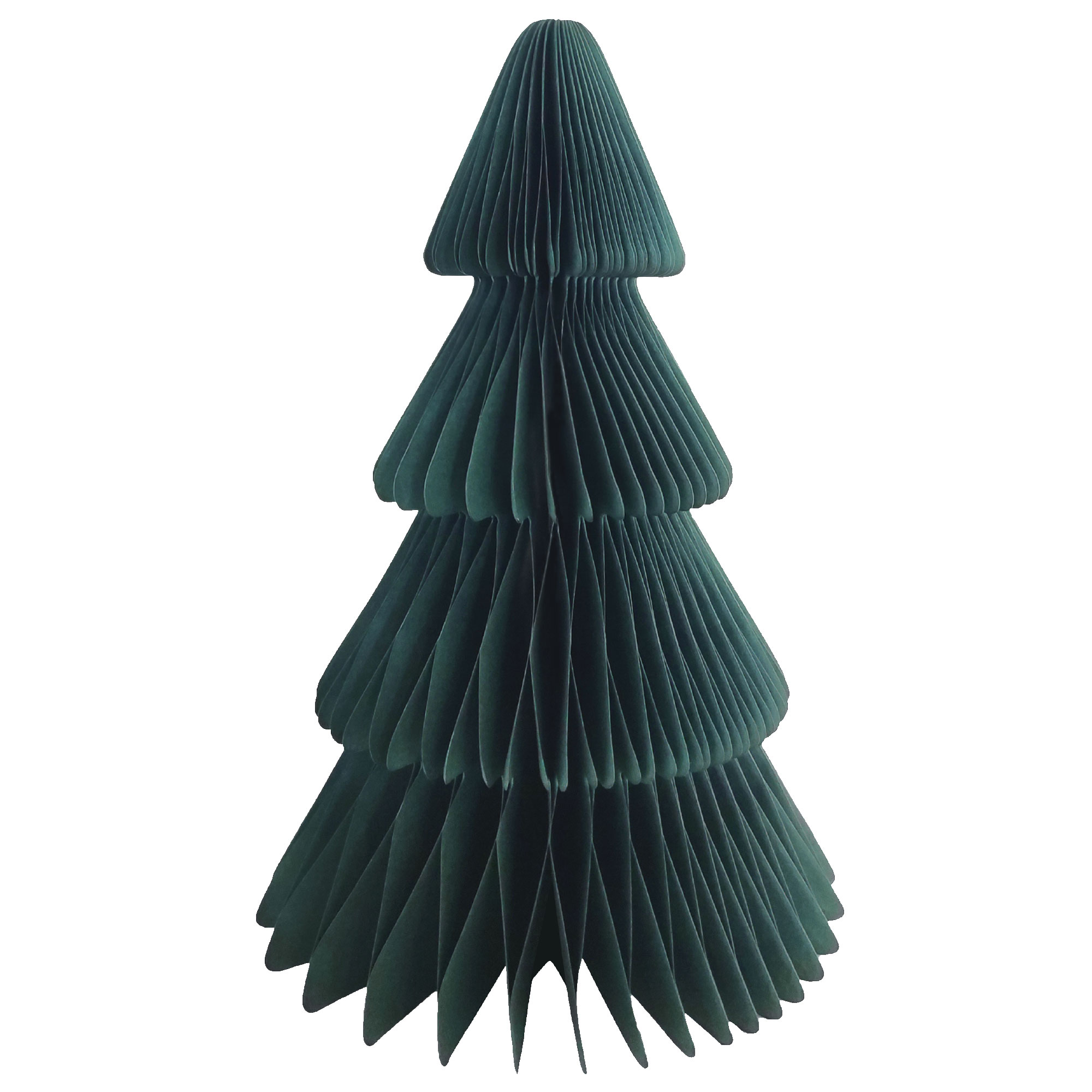 Xmas Hcomb Tree 20cm Green