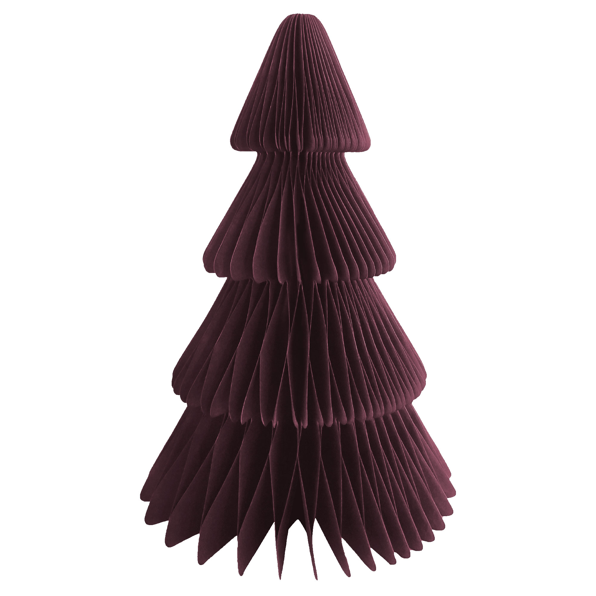Xmas Hcomb Tree 20cm Red