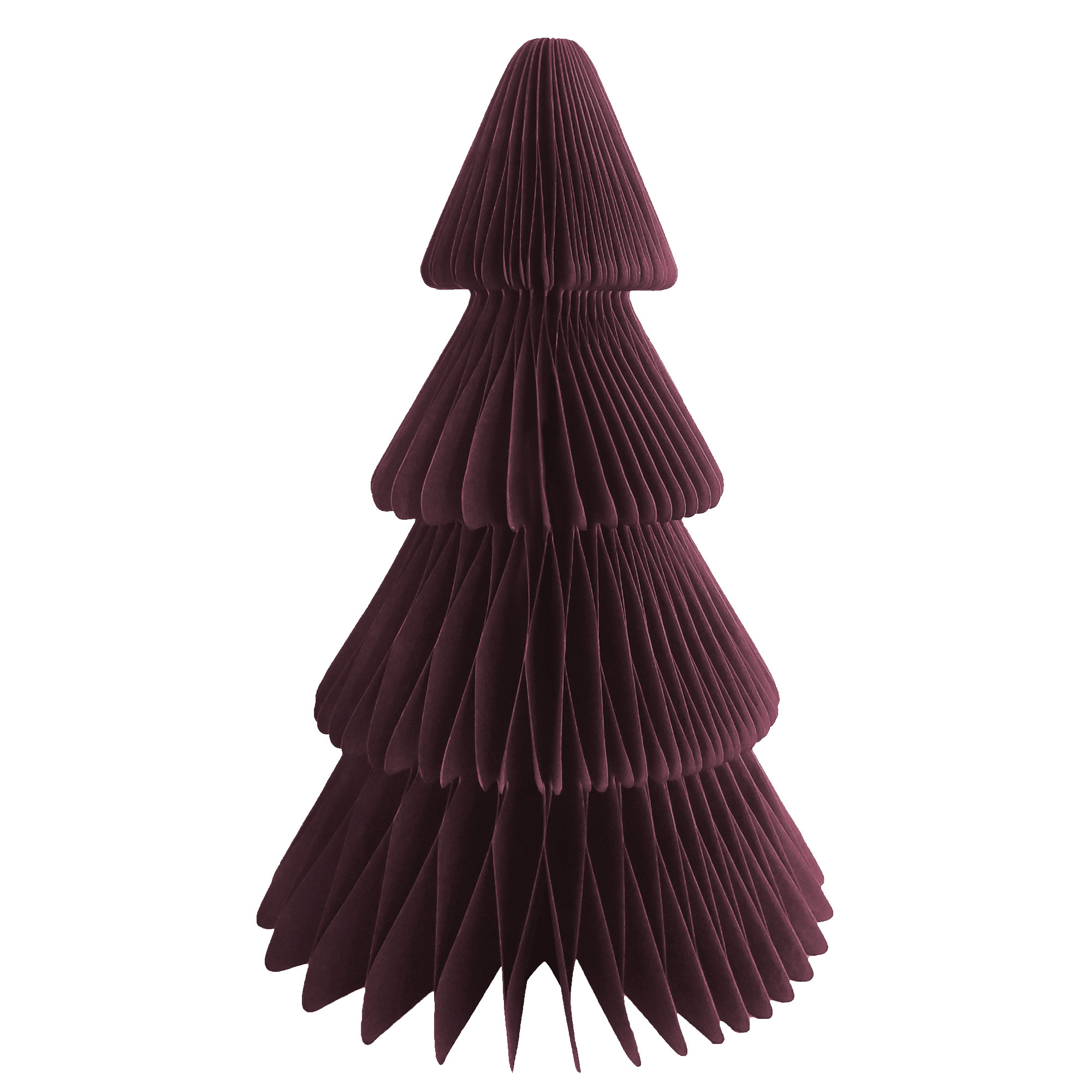 Xmas Hcomb Tree 35cm Red