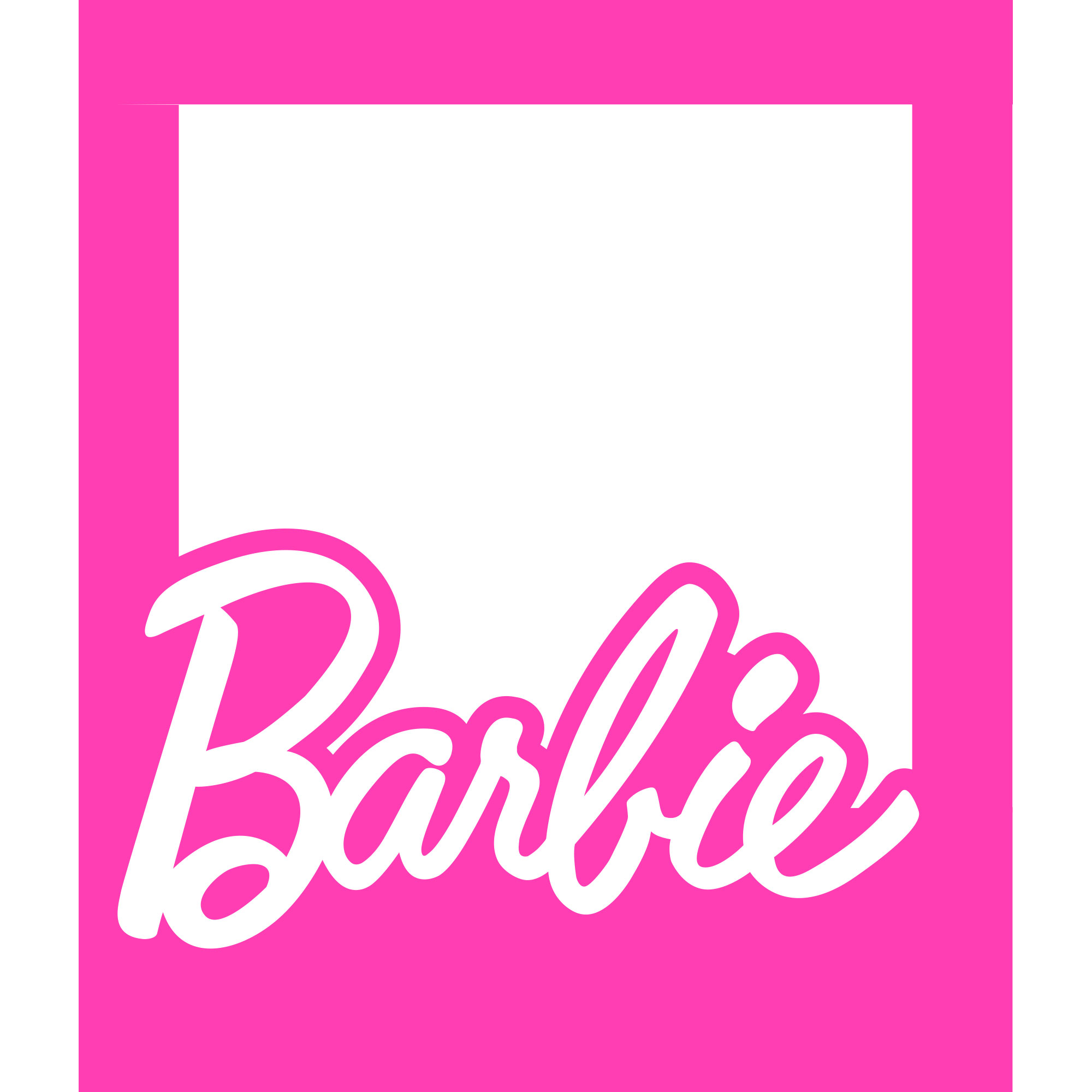 Barbie Photo Prop Frame