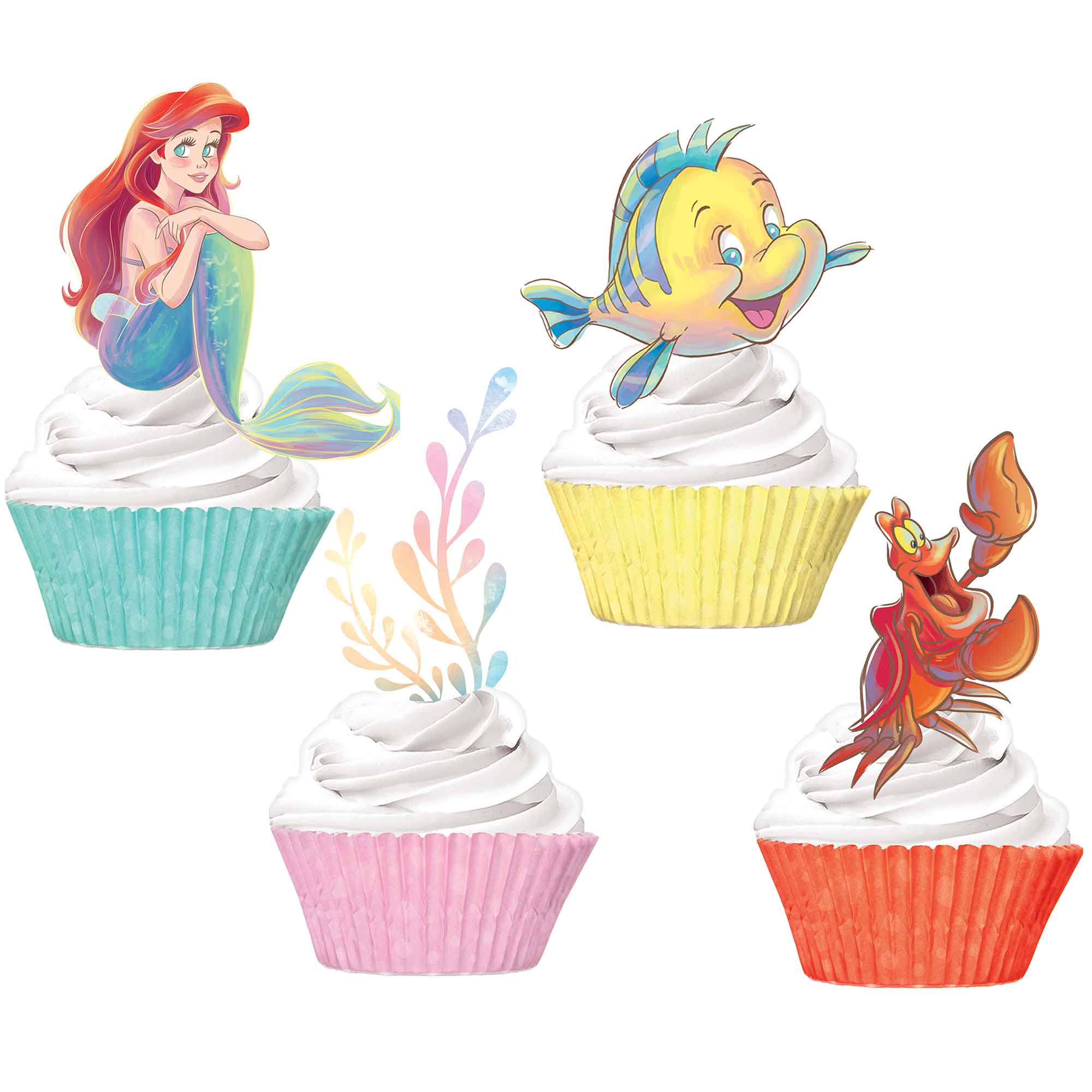 The Little Mermaid Cupcake Pic