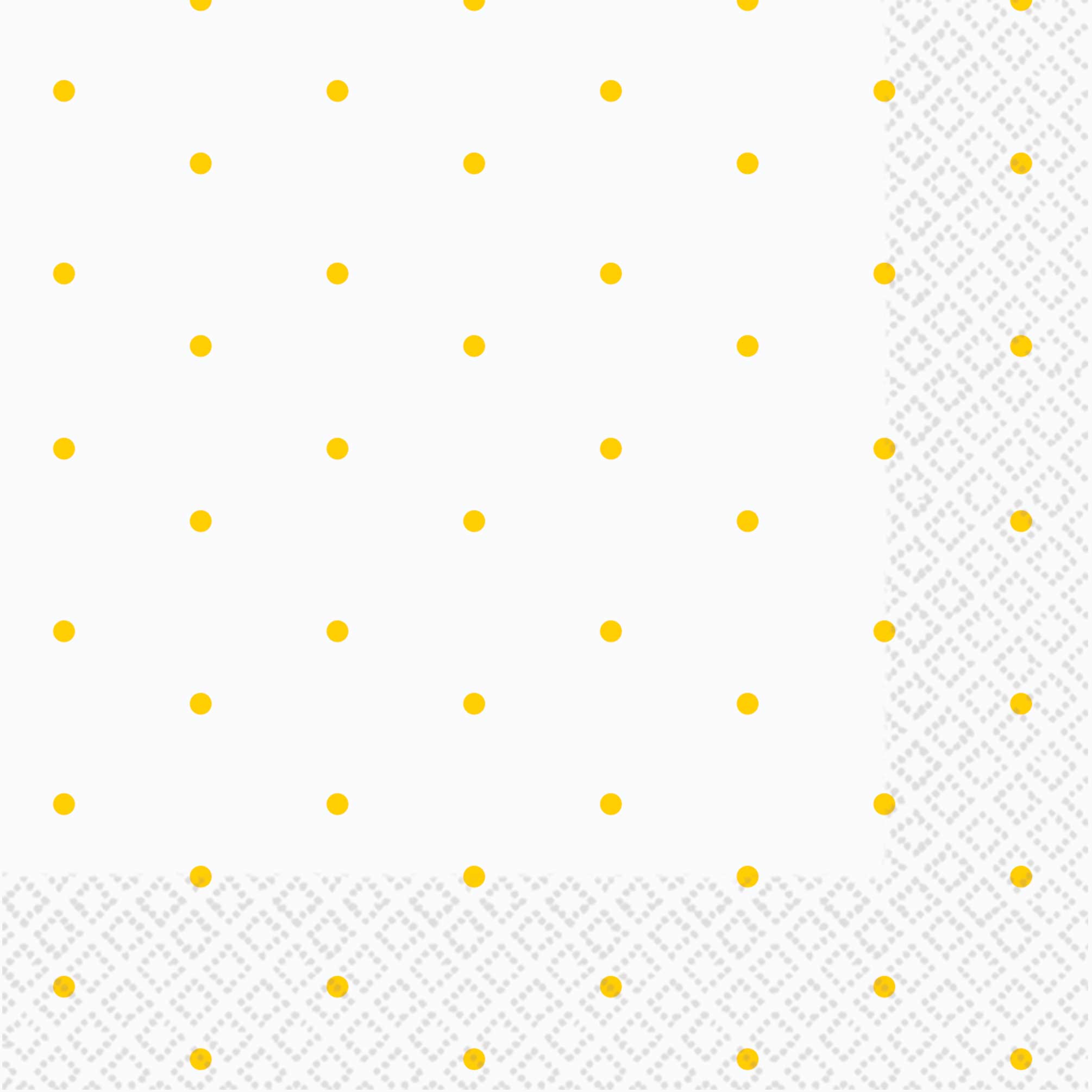 B/Napkin 16Pk Dot  Sunshine Ye