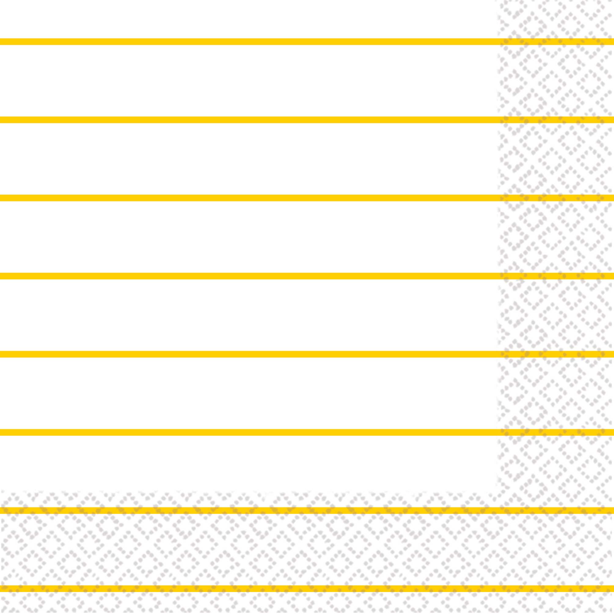 L/Napkin 16Pk Stripe  Sunshine