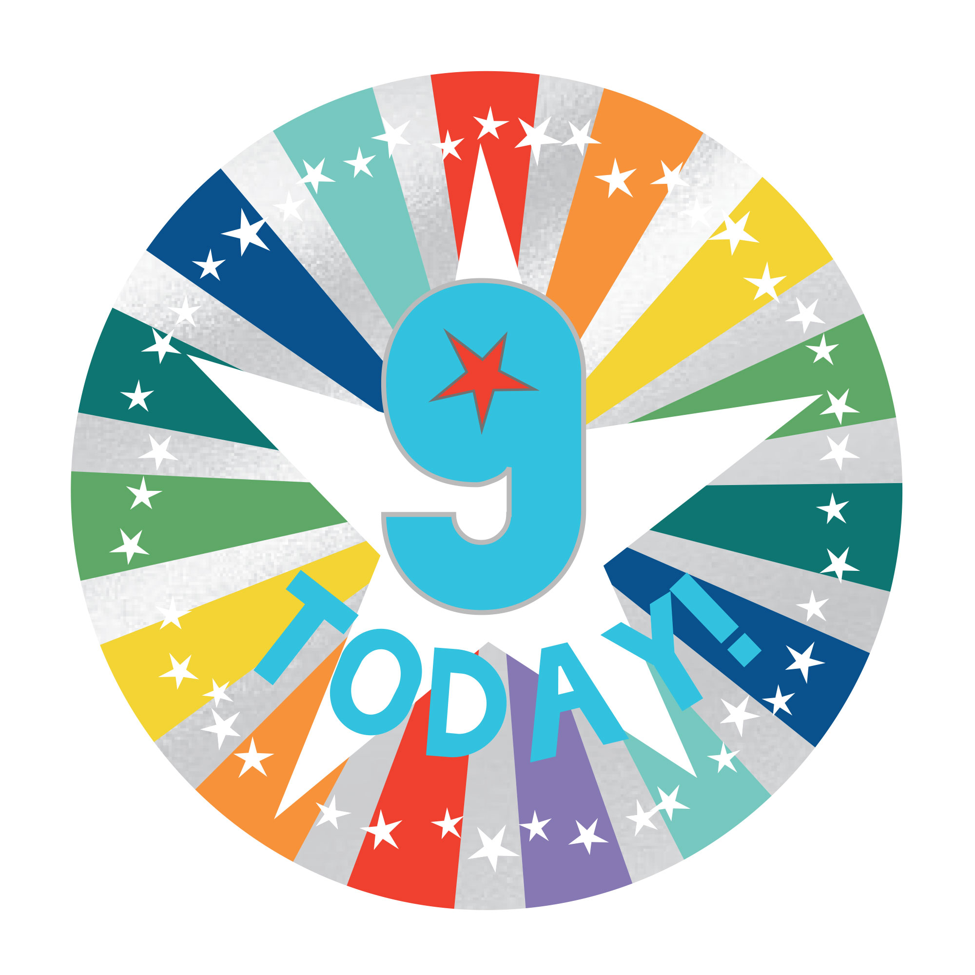 9 Today BDAY Badge