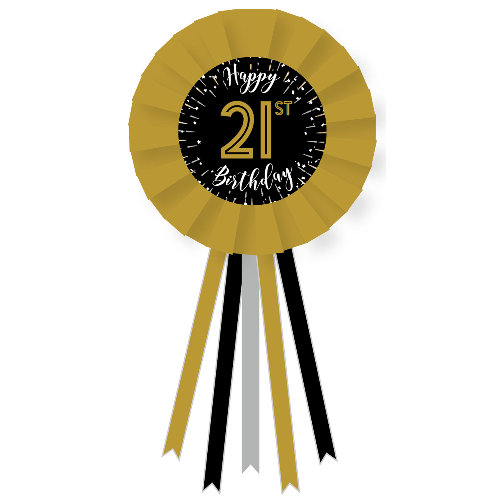 Blk/Silv/Gld Rosette Custom