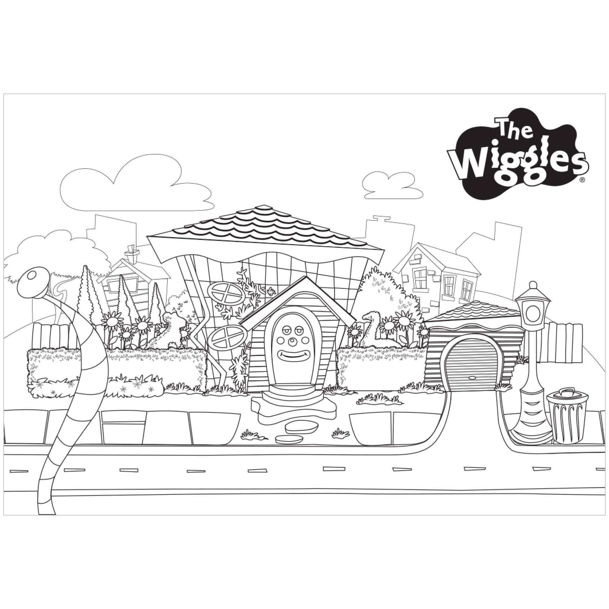 The Wiggles Colour Me Placemat