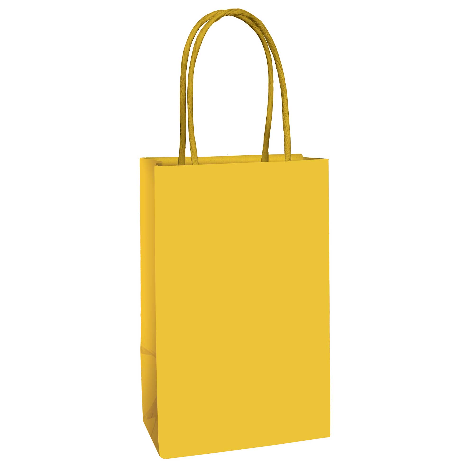 Ppr Kraft Bag  Sunshine Yellow