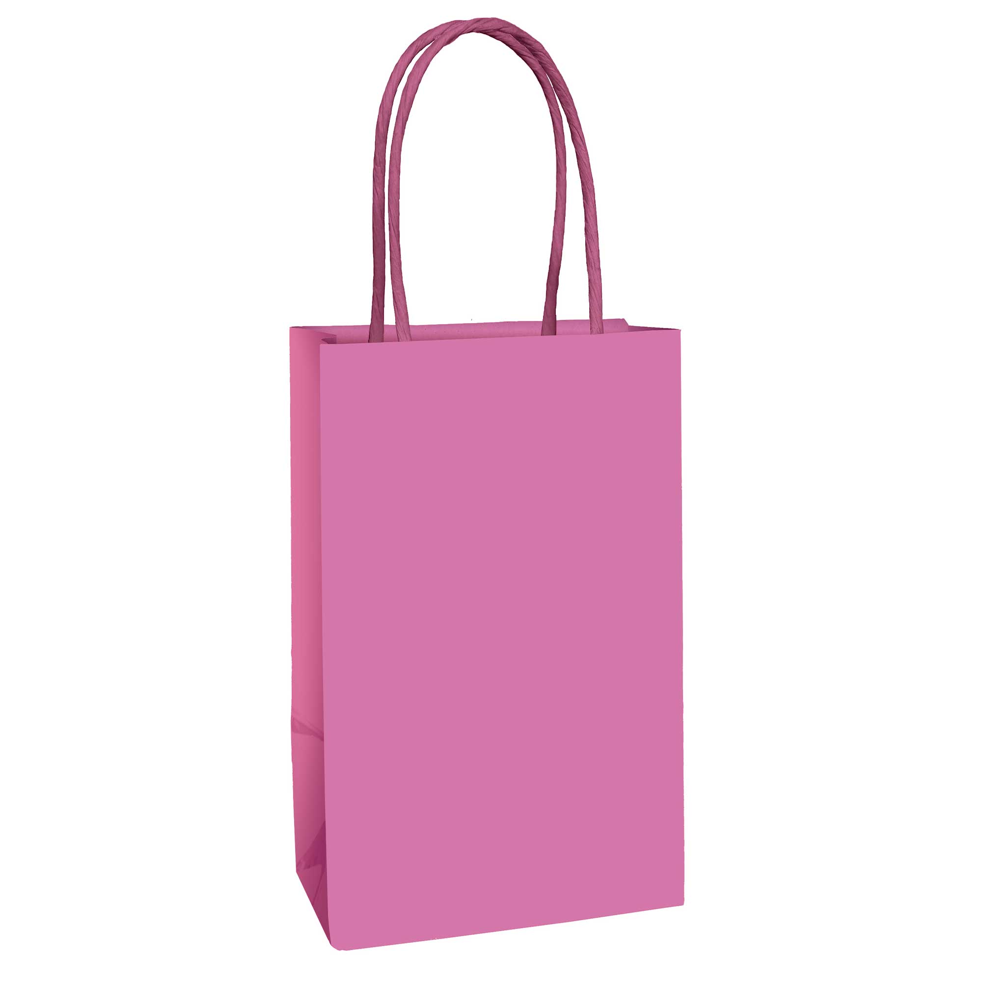 Ppr Kraft Bag  Bright Pink