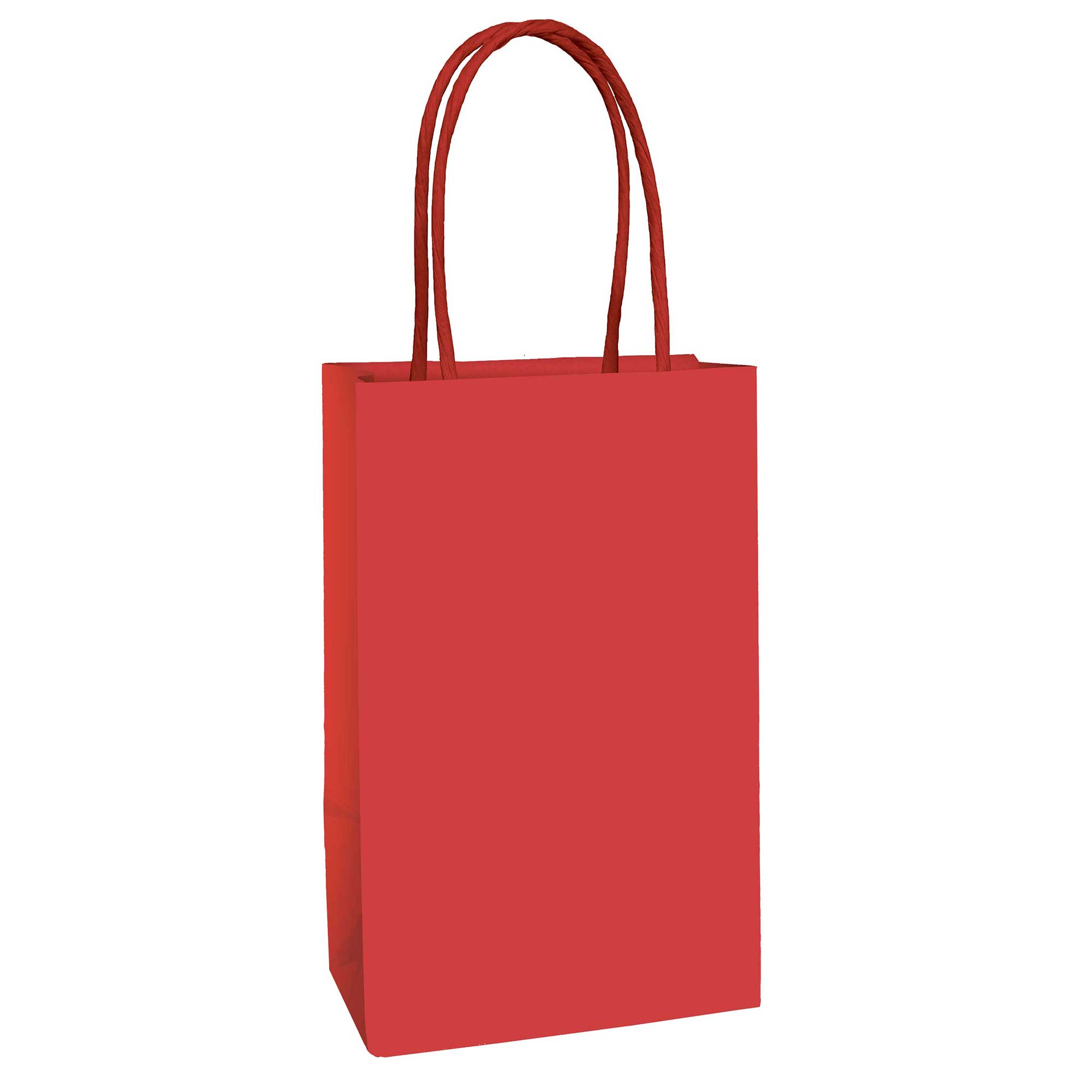 Ppr Kraft Bag  Apple Red