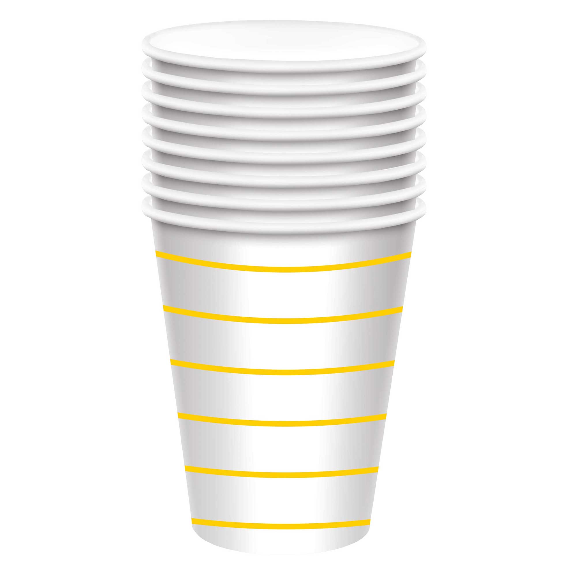 Ppr Cup 9oz/266ml 8pk  Stripe