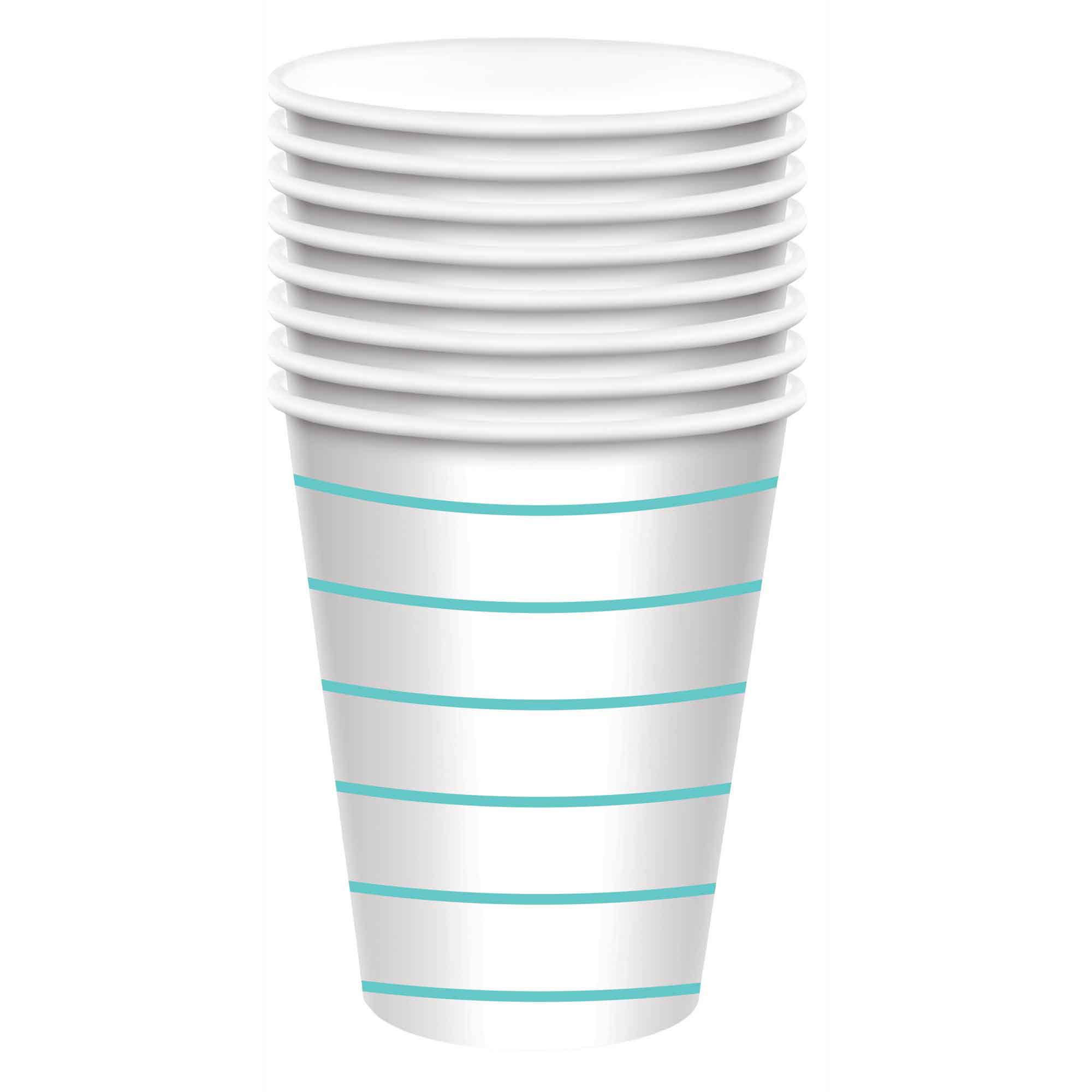 Ppr Cup 9oz/266ml 8pk  Stripe