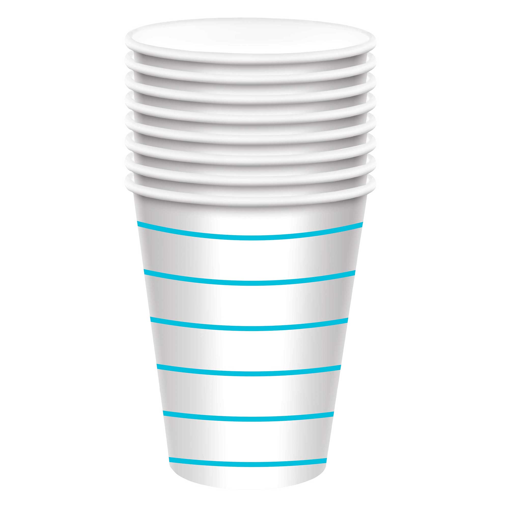 Ppr Cup 9oz/266ml 8pk  Stripe