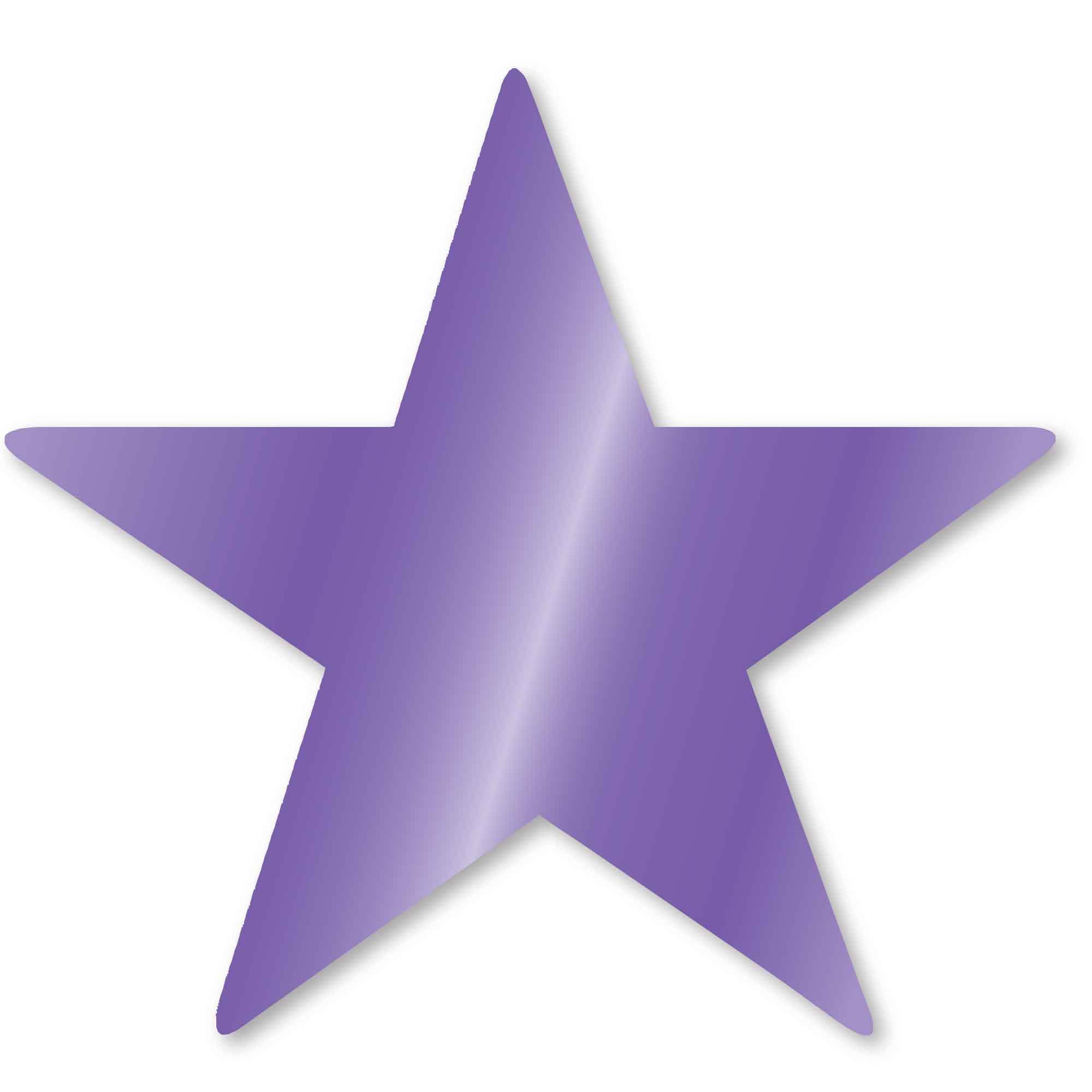 Foil Star COuts  New Purple