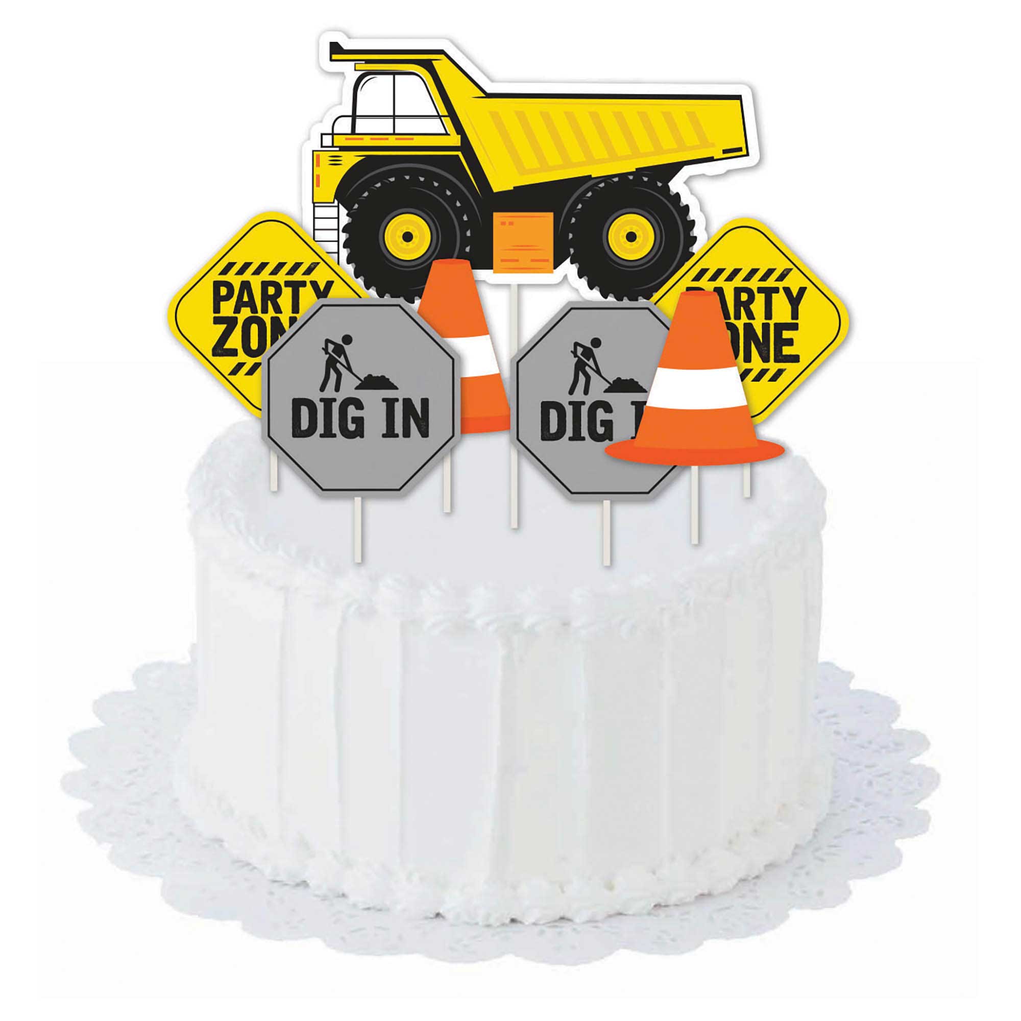 Construction Cake Deco Kit