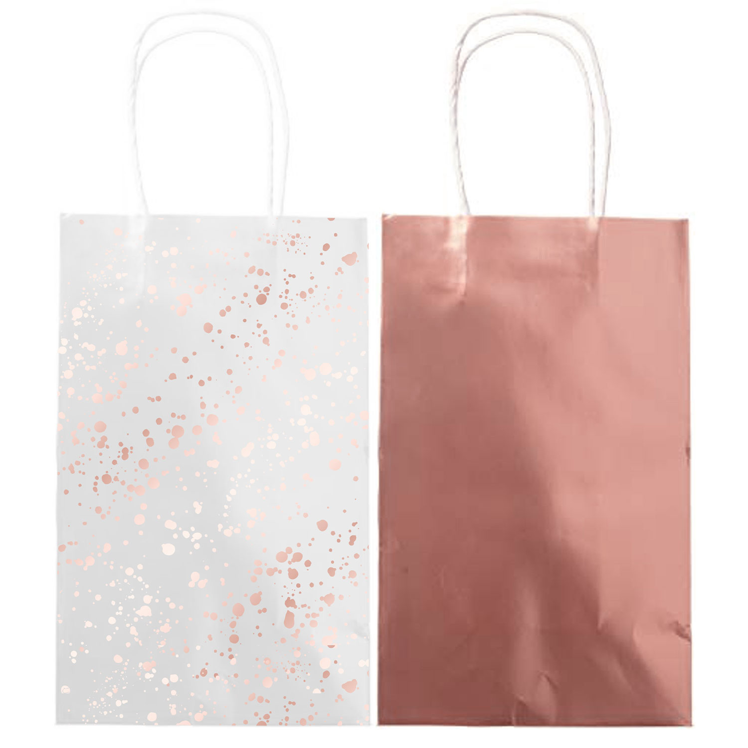 Rose Gold Kraft Bag