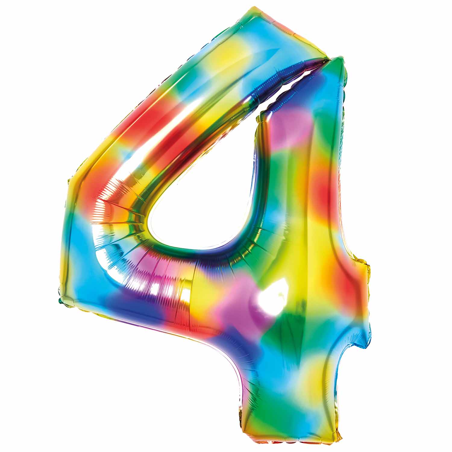 Lrg Number Bright Rainbow 4 P5