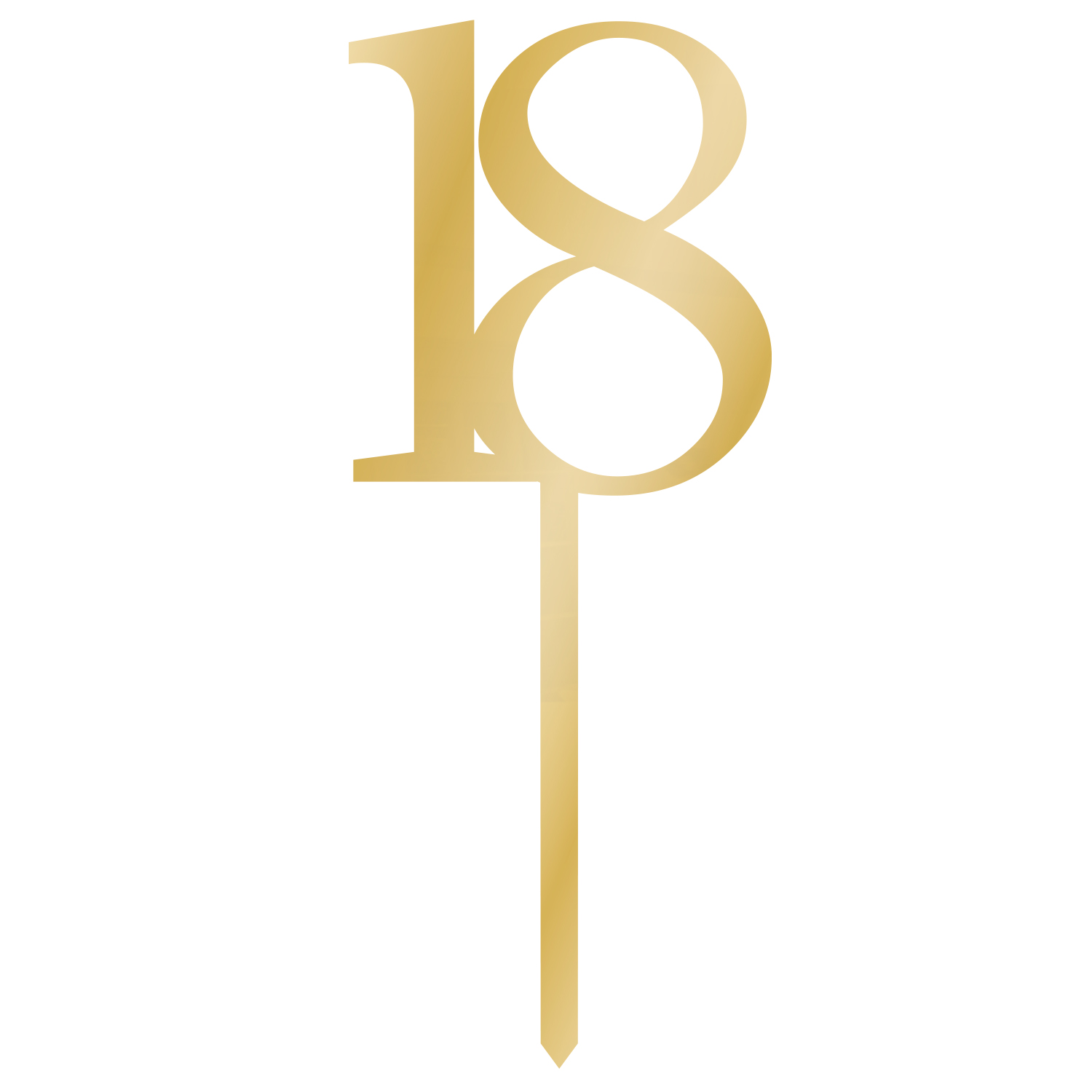 Sparkling Celeb 18th Cake Topp