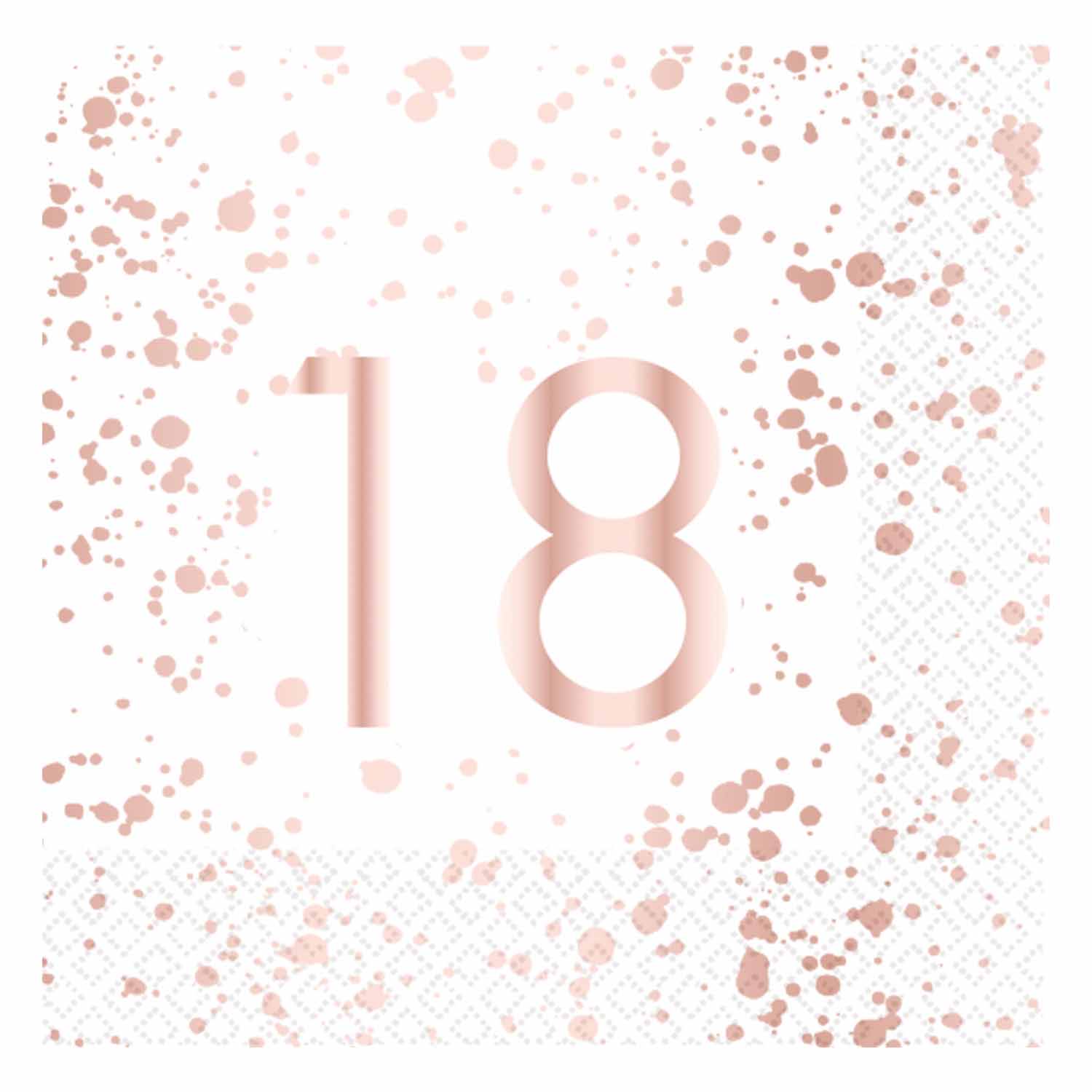Rose Gold 18th L/Napkin